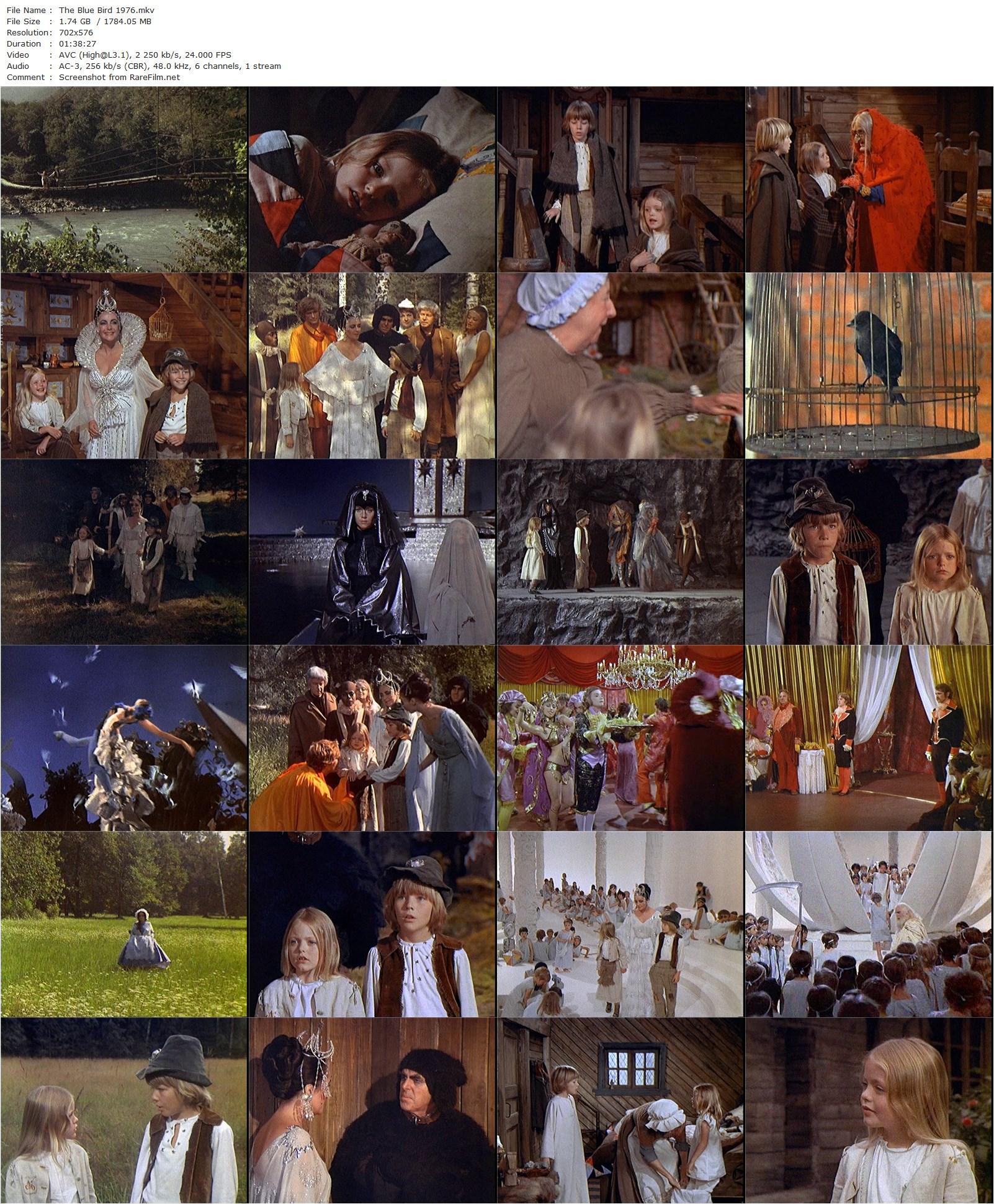 The Blue Bird (1976) George Cukor, Elizabeth Taylor, Jane Fonda, Cicely Tyson, Ava Gardner-poster