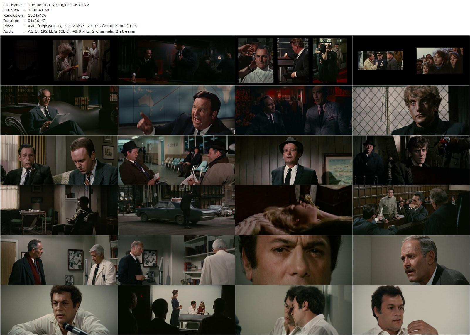 The Boston Strangler (1968) Richard Fleischer, Tony Curtis, Henry Fonda, George Kennedy-poster