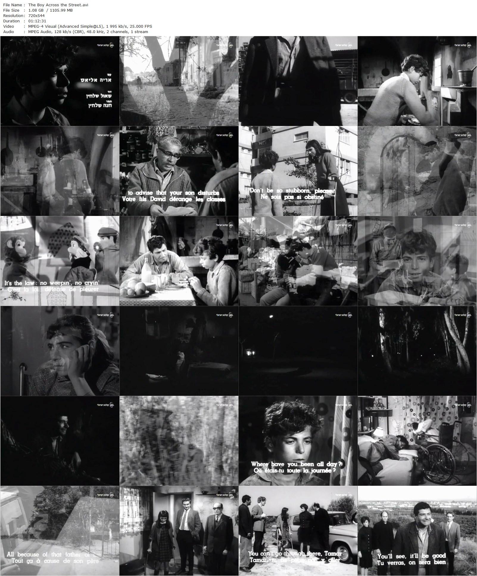 The Boy Across the Street AKA Ha-Yeled Me’ever Lerechov (1965) Yosef Shalhin, Arieh Elias, Shaul Shalhin, Hannah Shalhin-poster