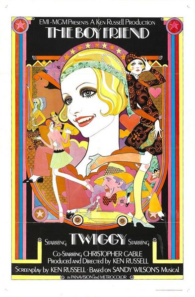 The Boy Friend (1971) Ken Russell, Twiggy, Christopher Gable, Max Adrian