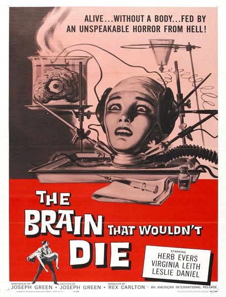 The Brain That Wouldnt Die (1962) Joseph Green, Jason Evers, Virginia Leith, Anthony La Penna, Horror, Sci-Fi