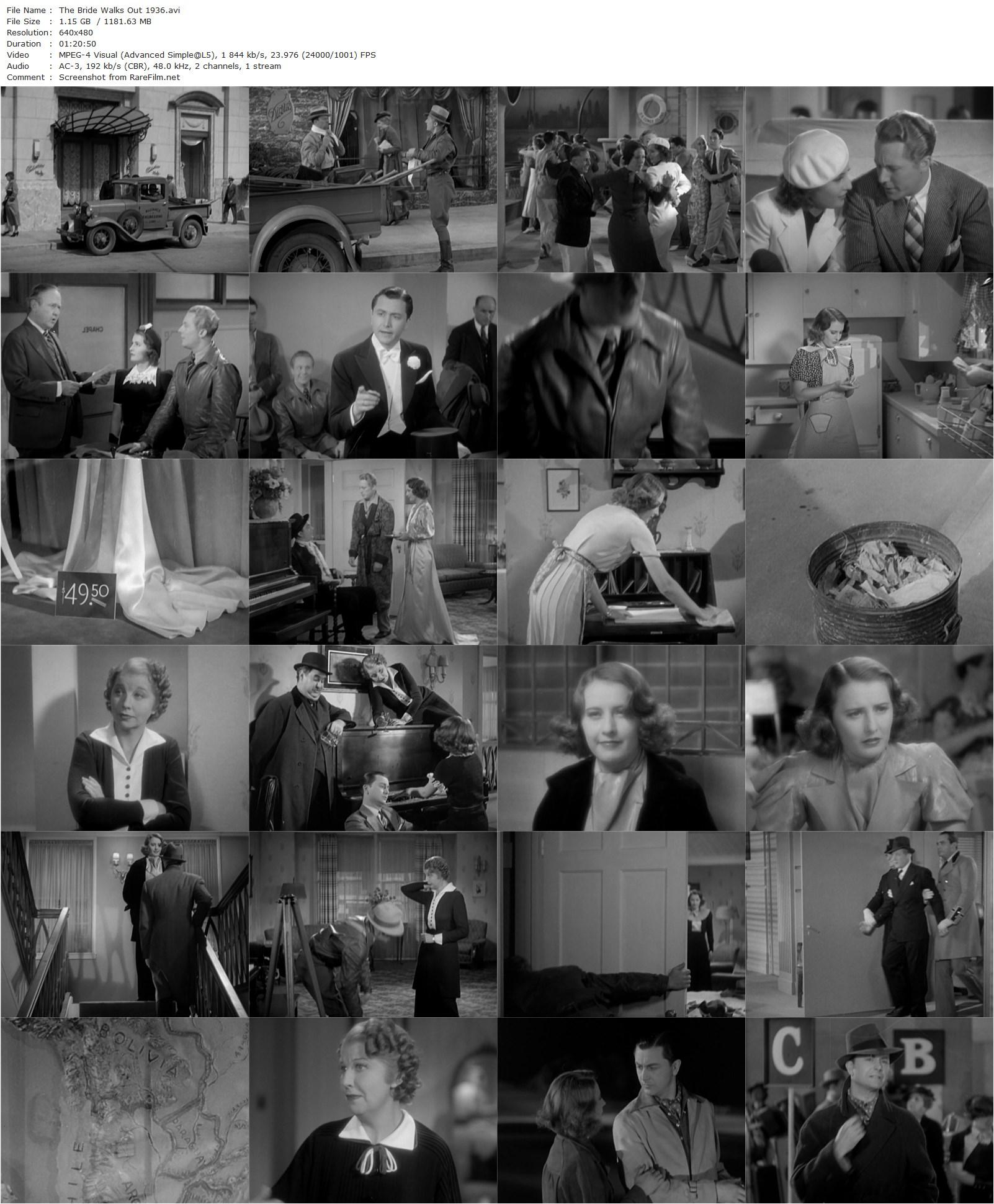 The Bride Walks Out (1936) Leigh Jason, Barbara Stanwyck, Gene Raymond, Robert Young-poster