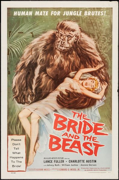 The Bride and the Beast (1958) Adrian Weiss, Charlotte Austin, Lance Fuller, Johnny Roth