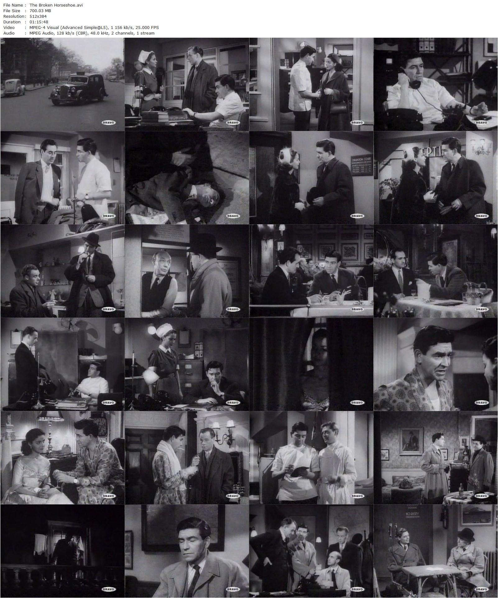 The Broken Horseshoe (1953) Martyn C. Webster, Robert Beatty, Elizabeth Sellars, Peter Coke-poster