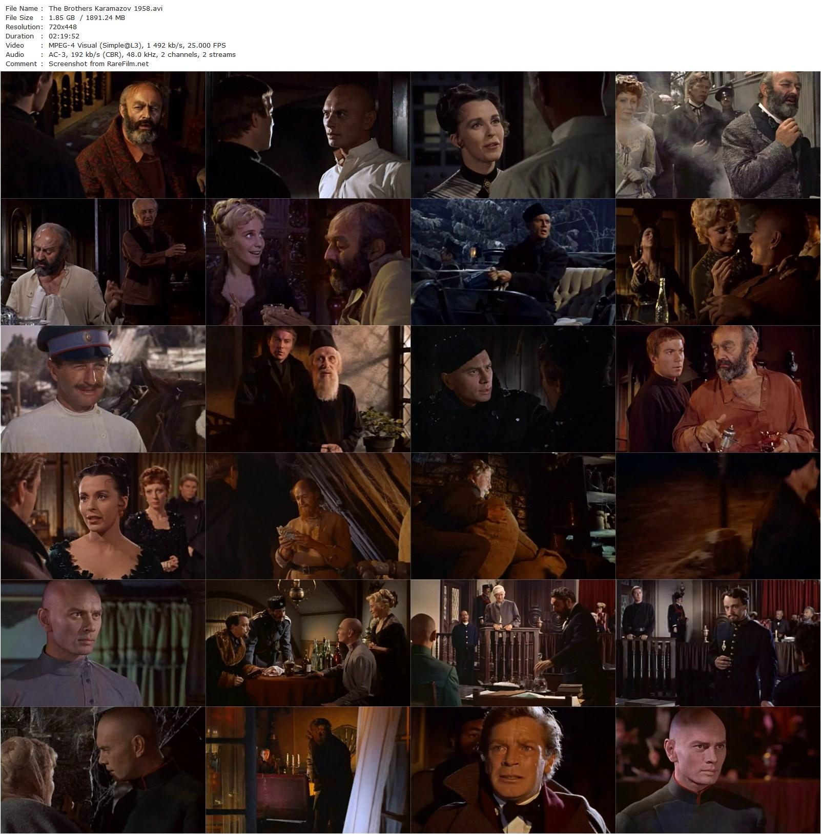 The Brothers Karamazov (1958) Richard Brooks, Yul Brynner, Maria Schell, Claire Bloom-poster