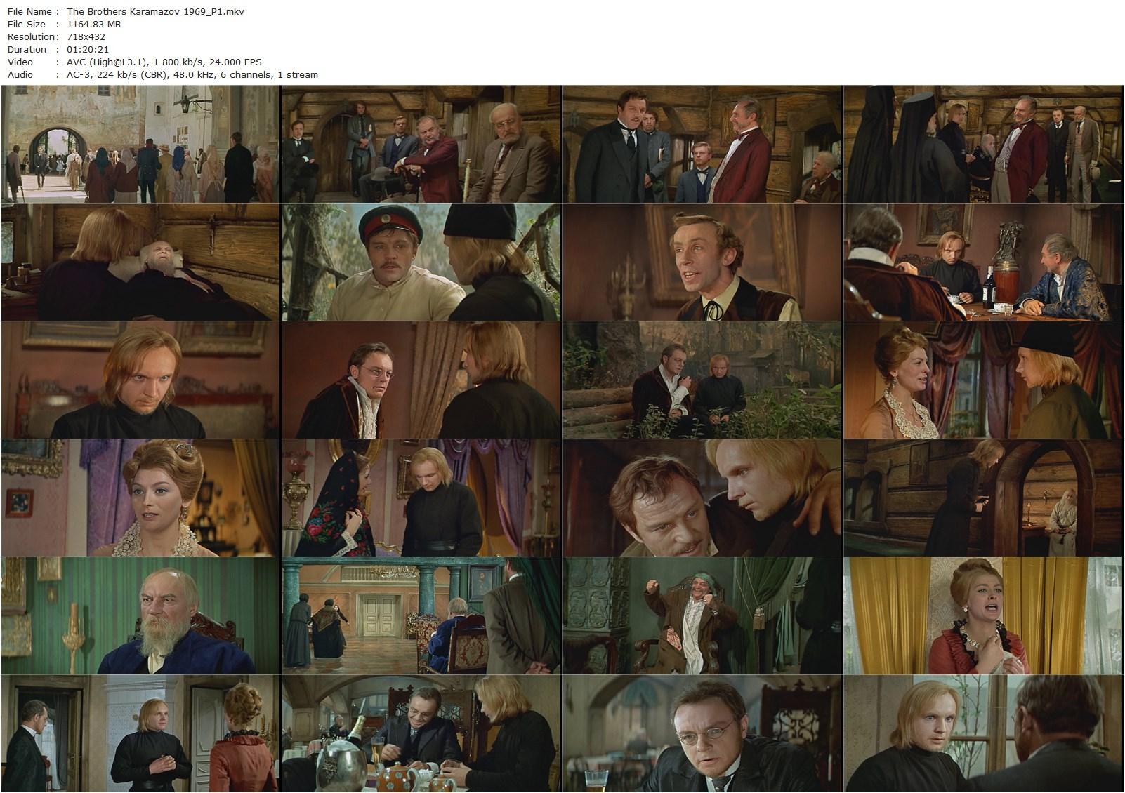 The Brothers Karamazov AKA Bratya Karamazovy (1969) Kirill Lavrov, Ivan Pyrev, Mikhail Ulyanov, Lionella Pyryeva-poster