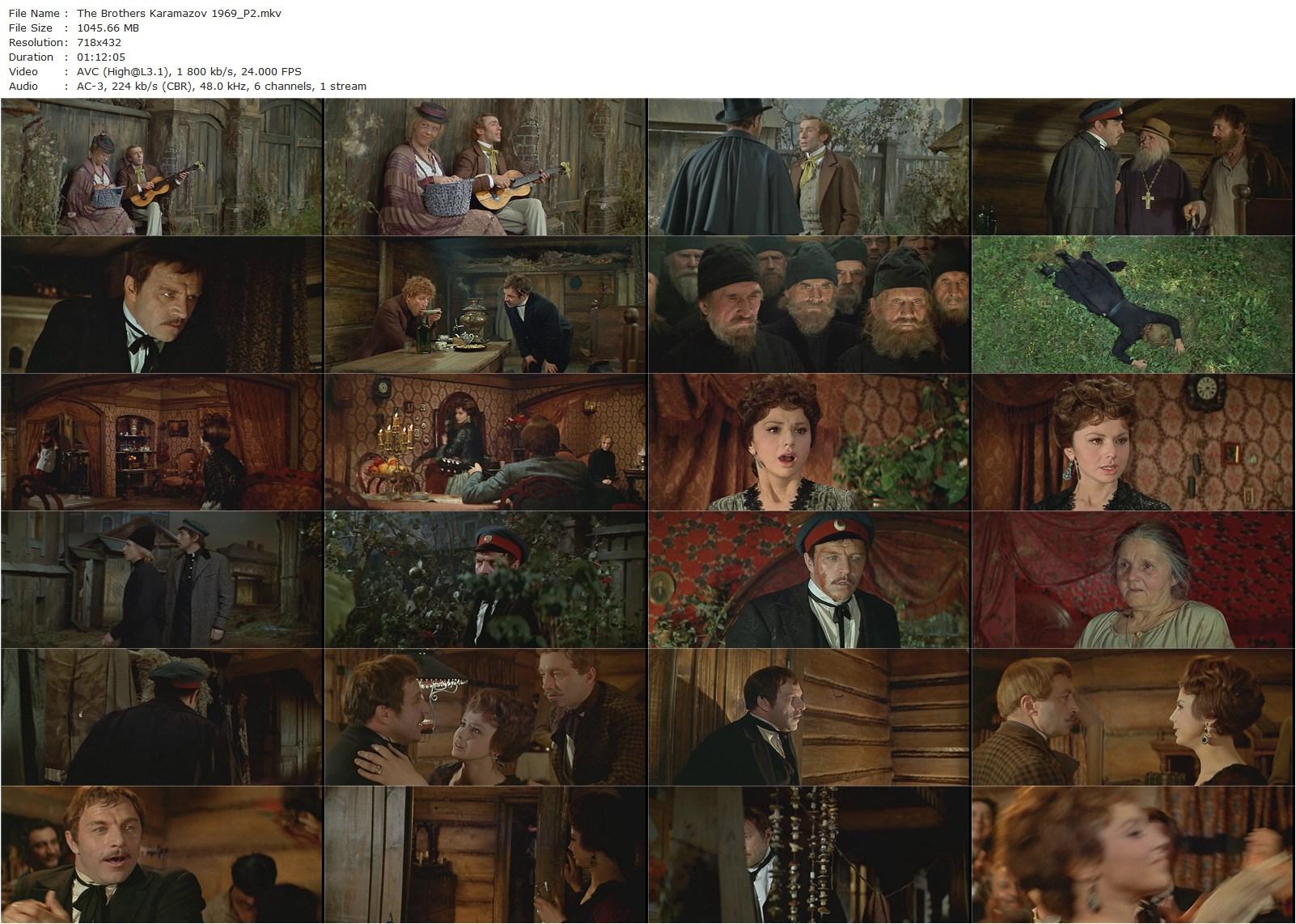 The Brothers Karamazov AKA Bratya Karamazovy (1969) Kirill Lavrov, Ivan Pyrev, Mikhail Ulyanov, Lionella Pyryeva-poster