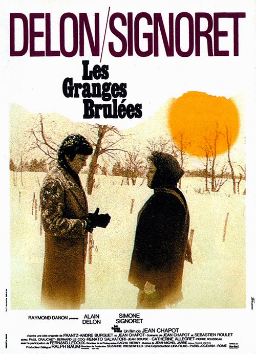 The Burned Barns AKA Les granges brûlées (1973) Jean Chapot, Simone Signoret, Alain Delon, Paul Crauchet