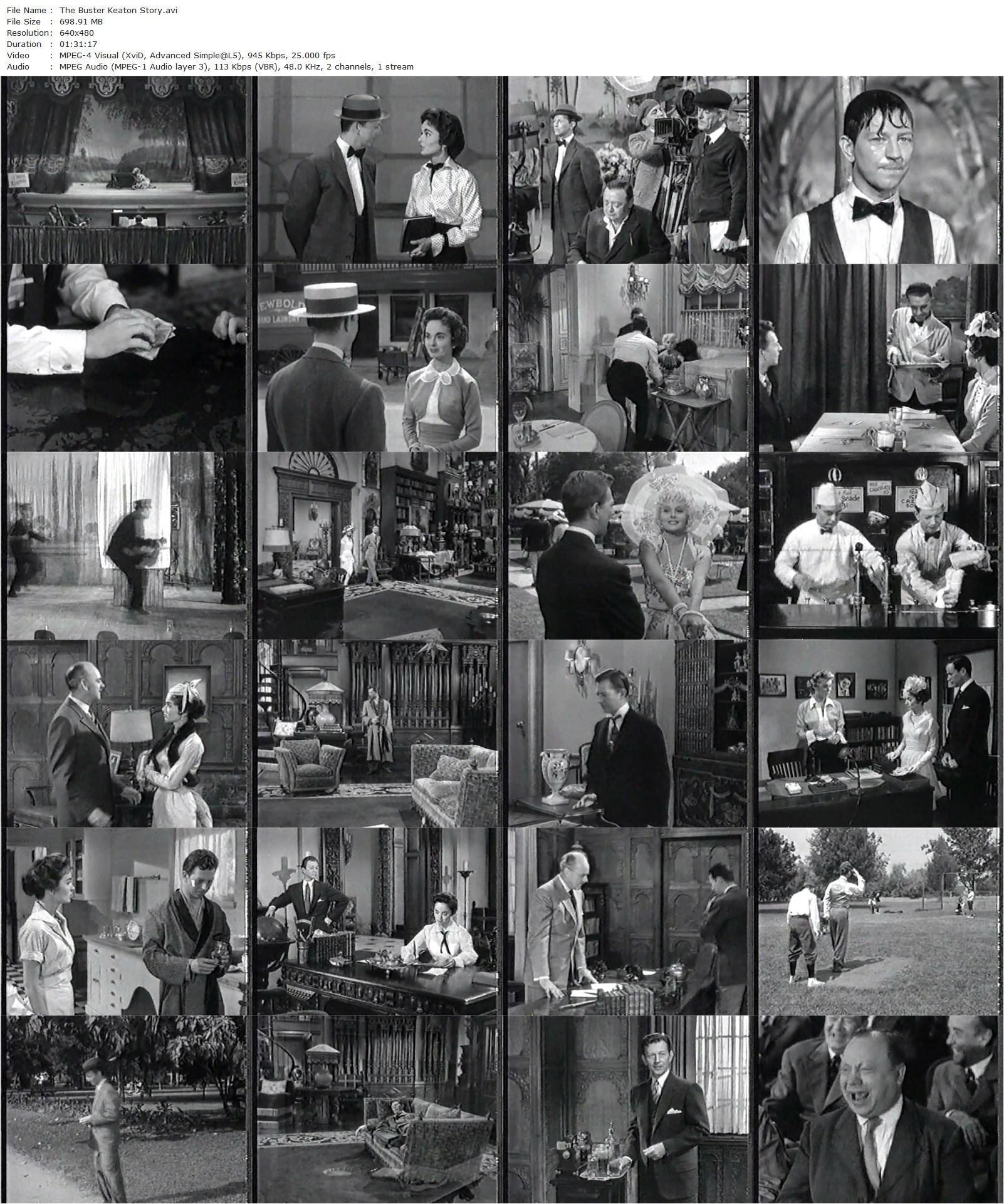 The Buster Keaton Story (1957) Sidney Sheldon, Donald O’Connor, Ann Blyth, Rhonda Fleming-poster