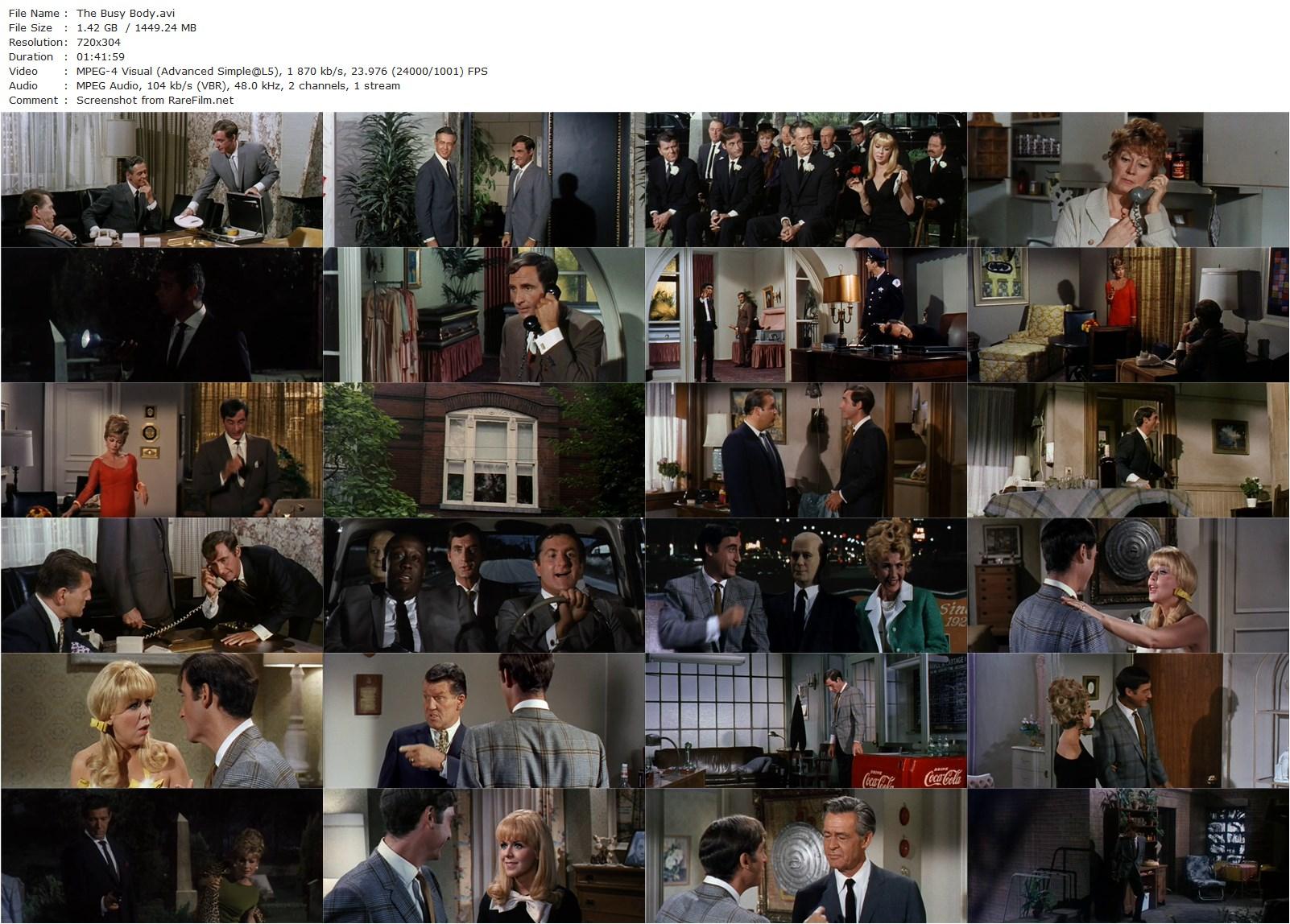 The Busy Body (1967) William Castle, Sid Caesar-poster