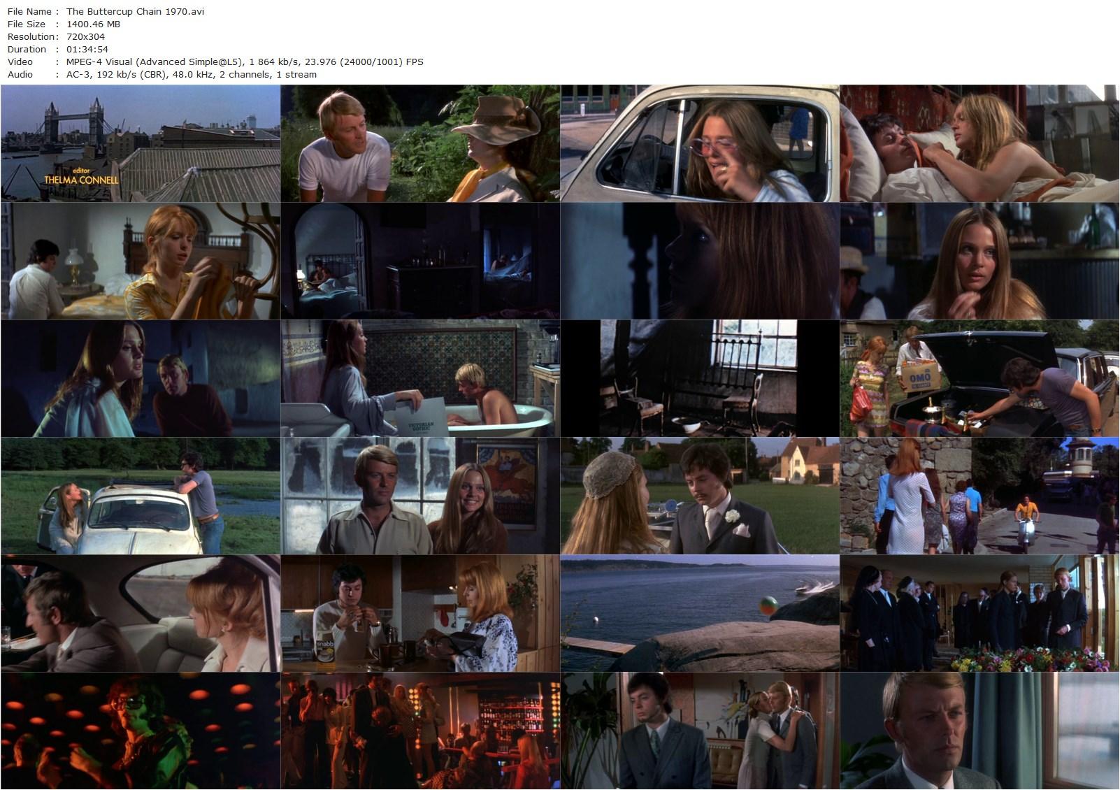 The Buttercup Chain (1970) Robert Ellis Miller, Hywel Bennett, Leigh Taylor-Young, Jane Asher-poster