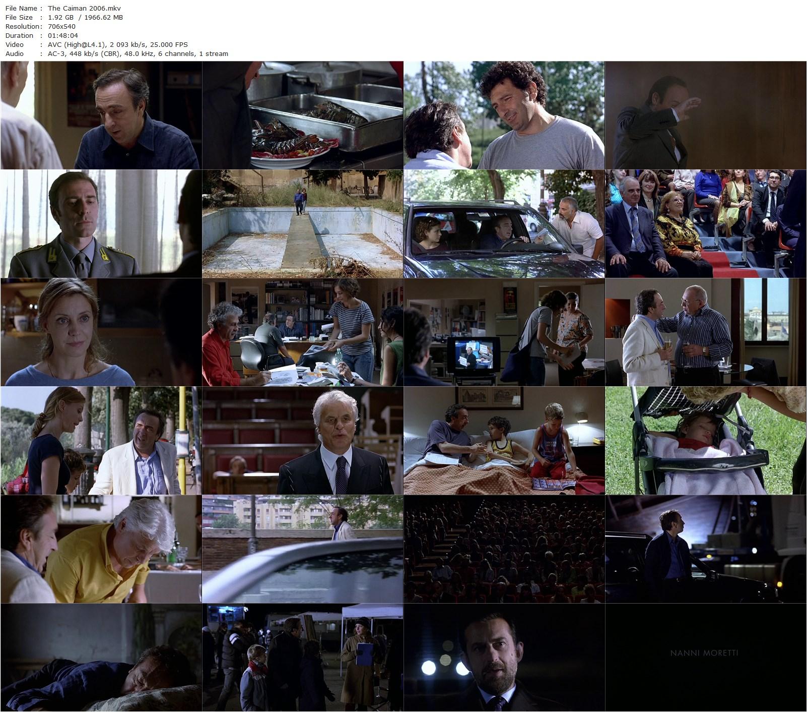 The Caiman AKA Il caimano (2006) Nanni Moretti, Silvio Orlando, Margherita Buy, Jasmine Trinca-poster