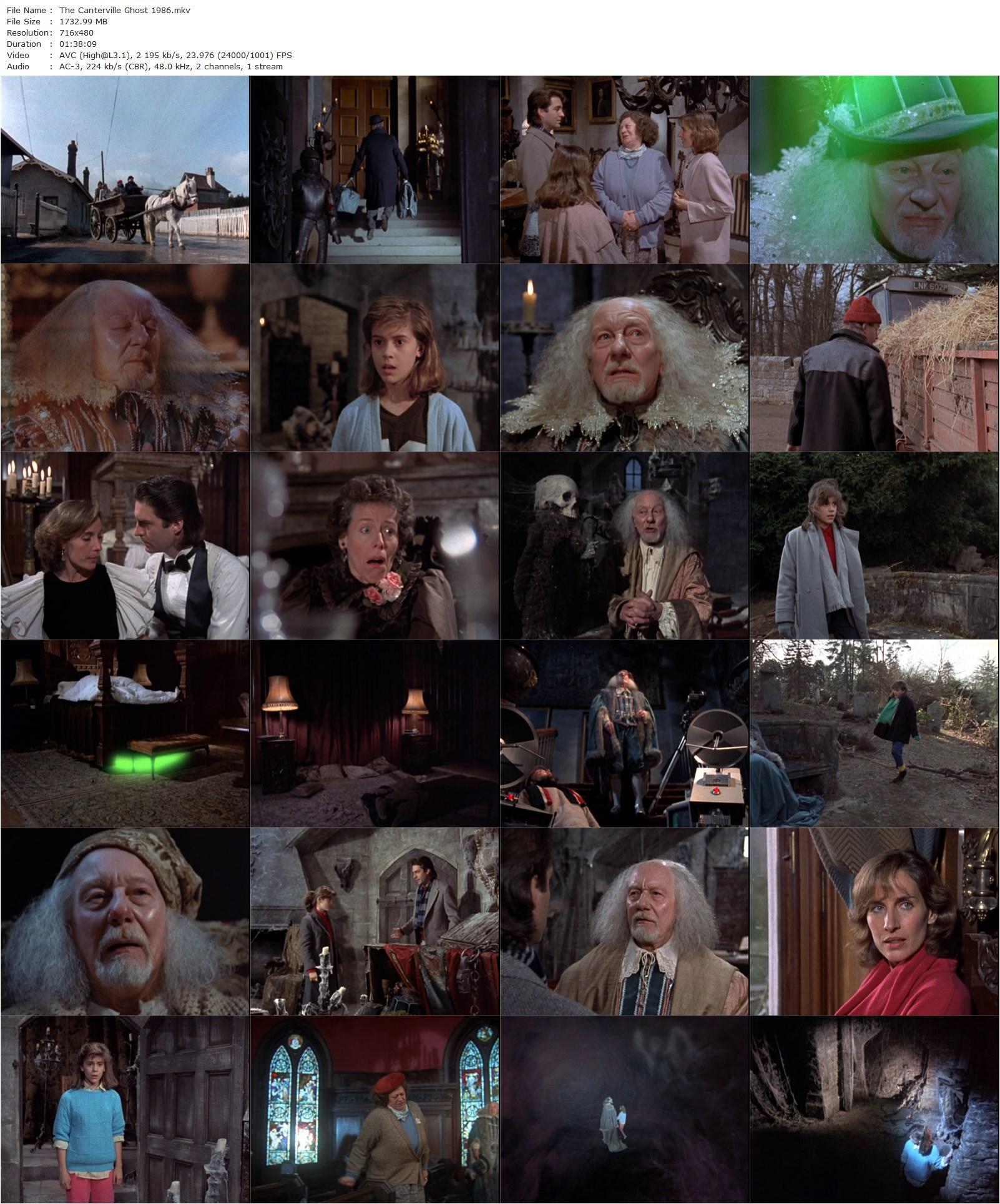 The Canterville Ghost (1986) Paul Bogart, John Gielgud, Ted Wass, Andrea Marcovicci-poster