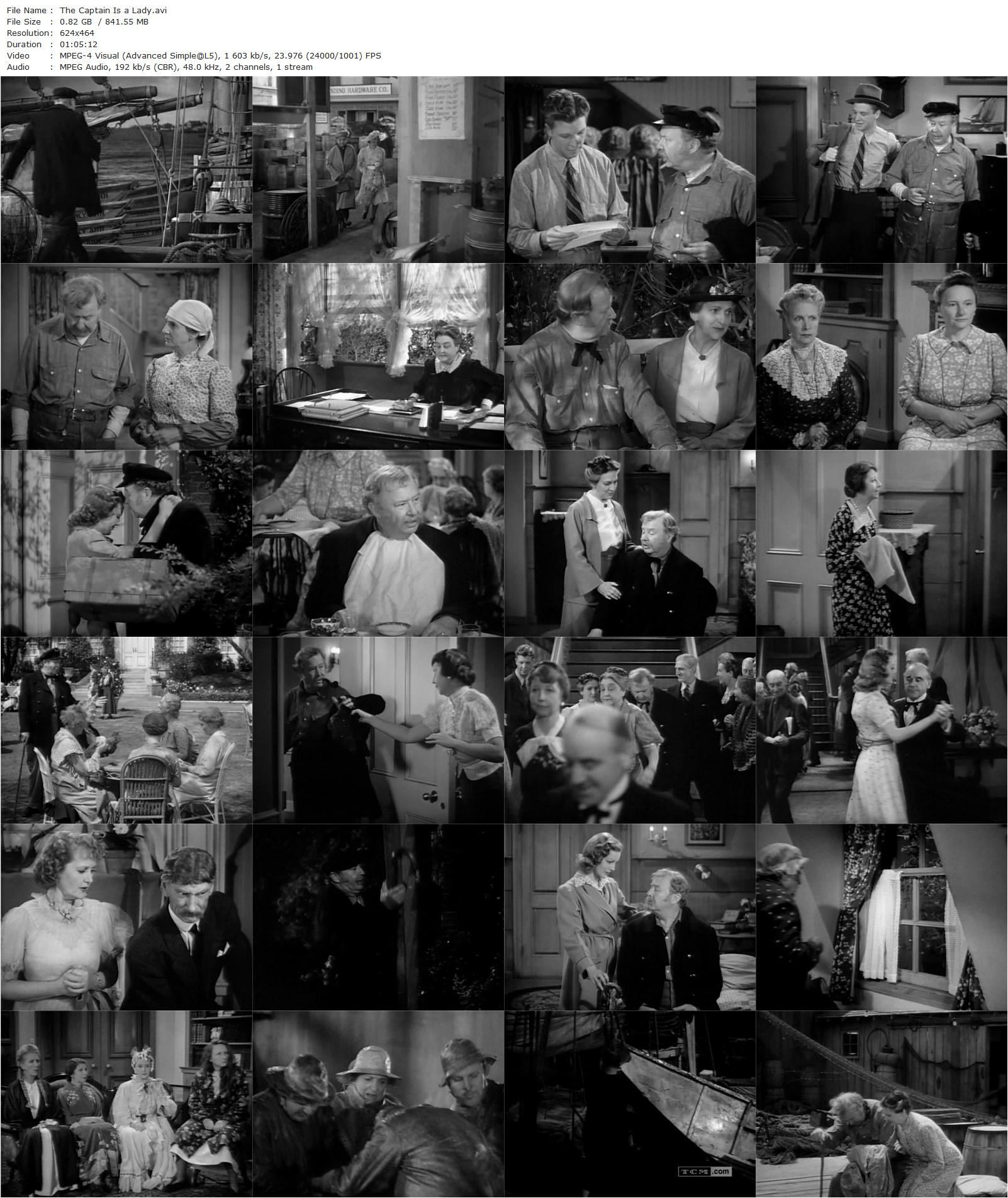 The Captain Is a Lady (1940) Robert B. Sinclair, Charles Coburn, Beulah Bondi, Virginia Grey-poster