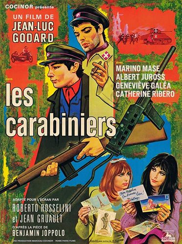 The Carabineers / Les Carabiniers (1963) Jean-Luc Godard, Patrice Moullet, Marino Masé, Geneviève Galéa