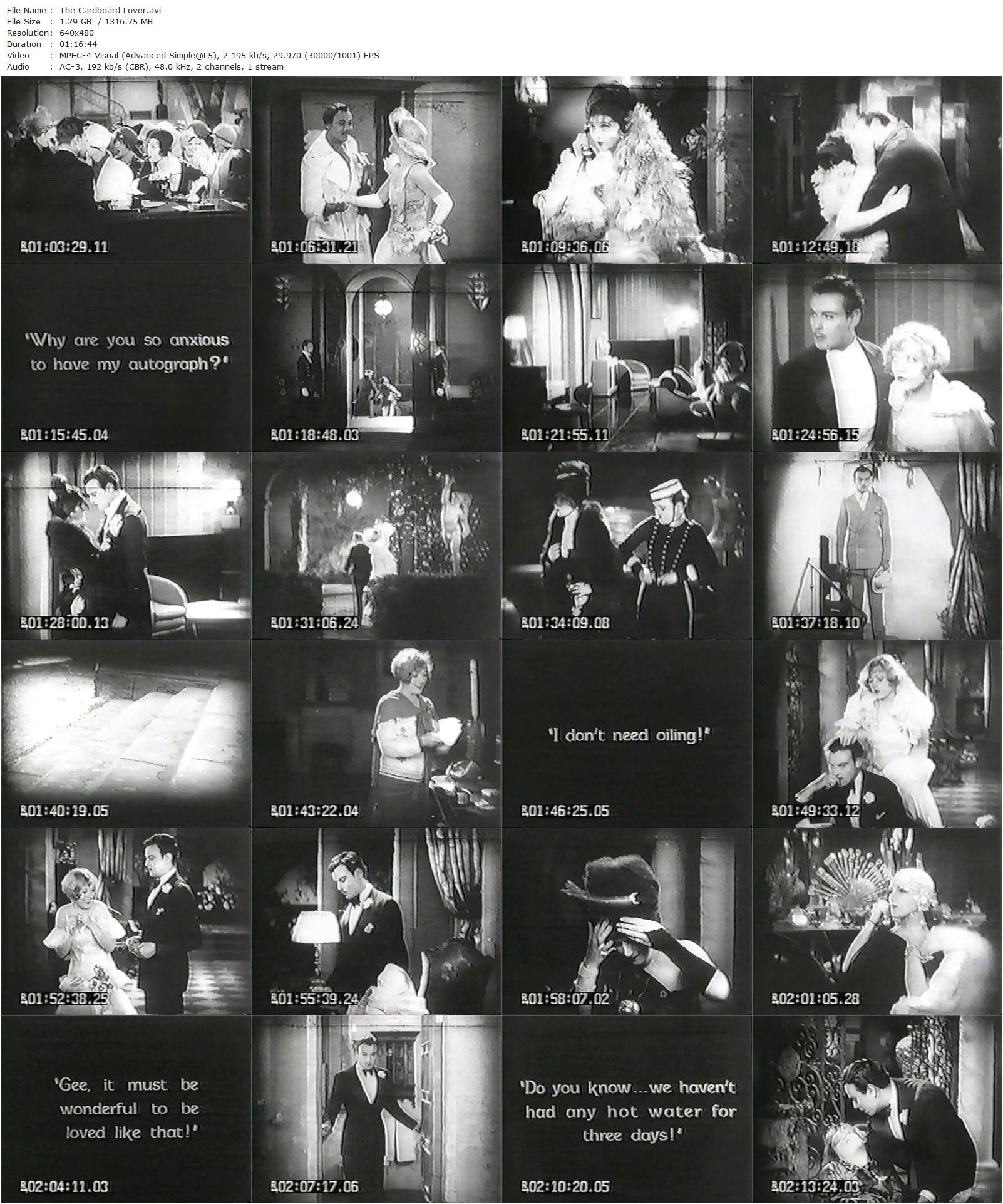 The Cardboard Lover (1928) Robert Z. Leonard, Marion Davies, Jetta Goudal, Nils Asther-poster