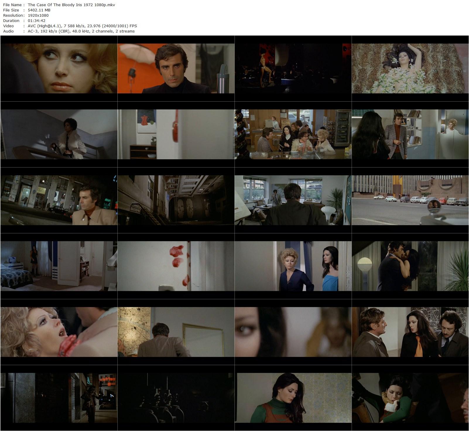 The Case of the Bloody Iris AKA Perché quelle strane gocce di sangue sul corpo di Jennifer? (1972) Giuliano Carnimeo, Edwige Fenech, George Hilton, Paola Quattrini-poster