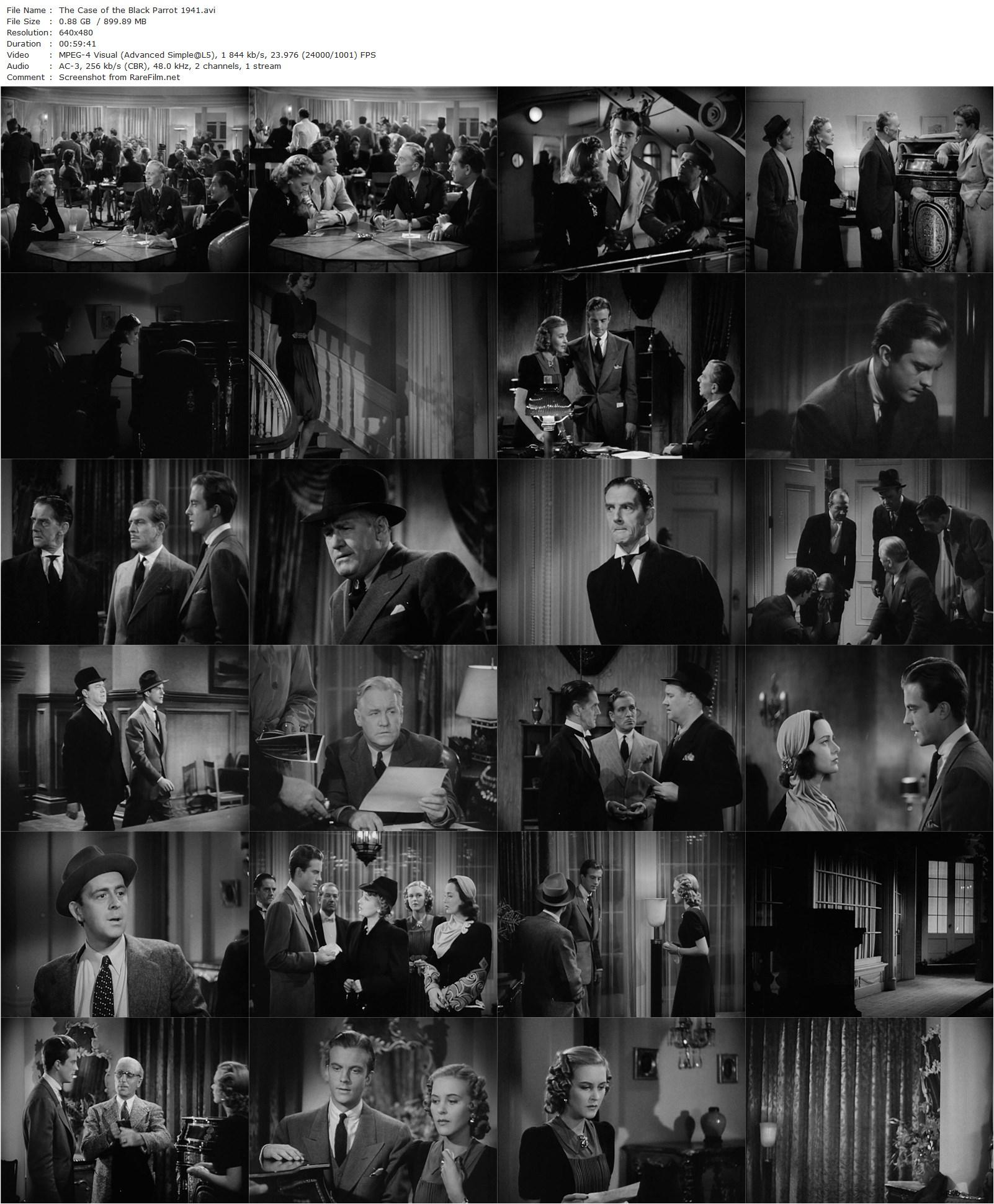 The Case of the Black Parrot (1941) Noel M. Smith, William Lundigan, Maris Wrixon, Eddie Foy Jr.-poster