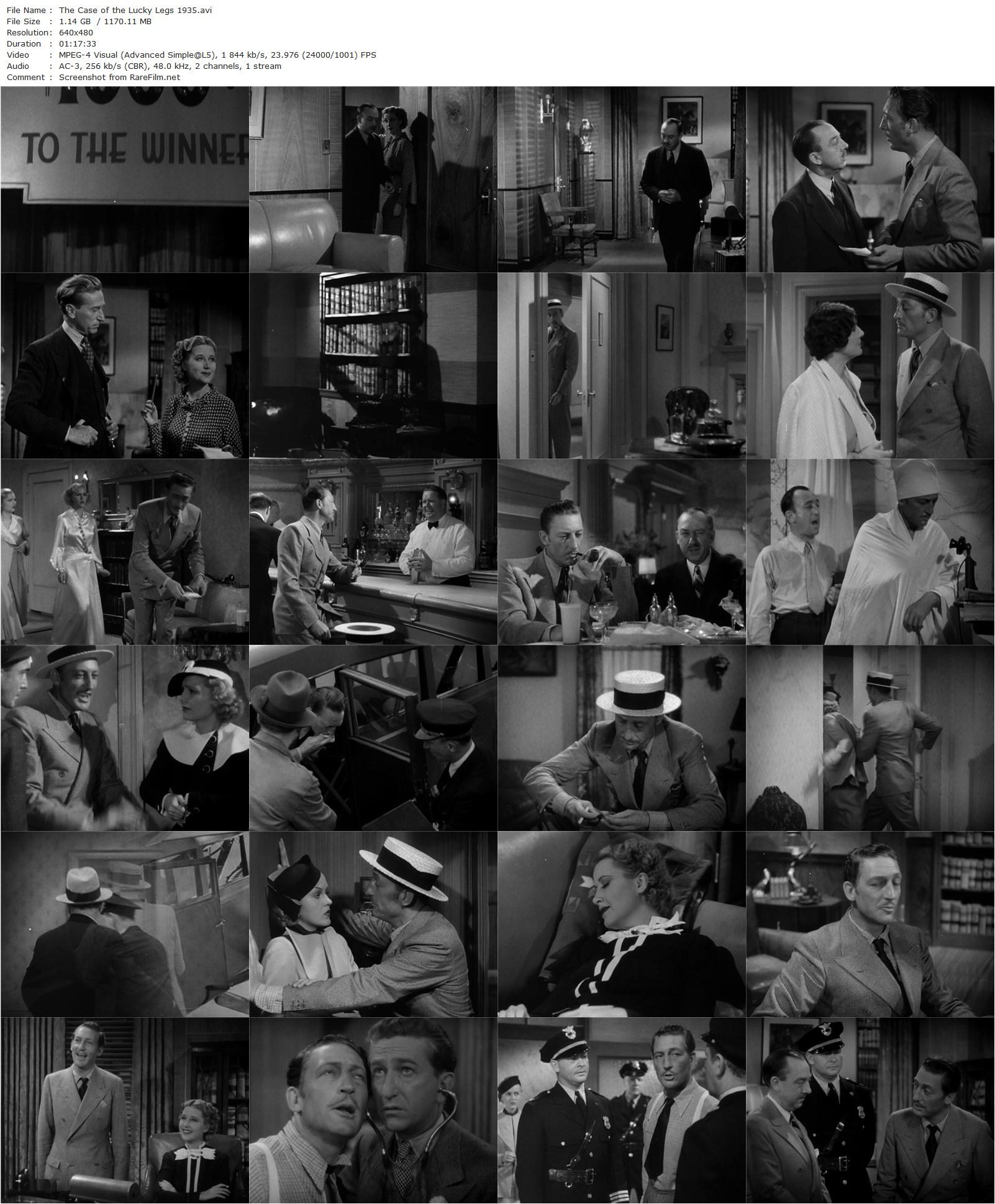 The Case of the Lucky Legs (1935) Archie Mayo-poster