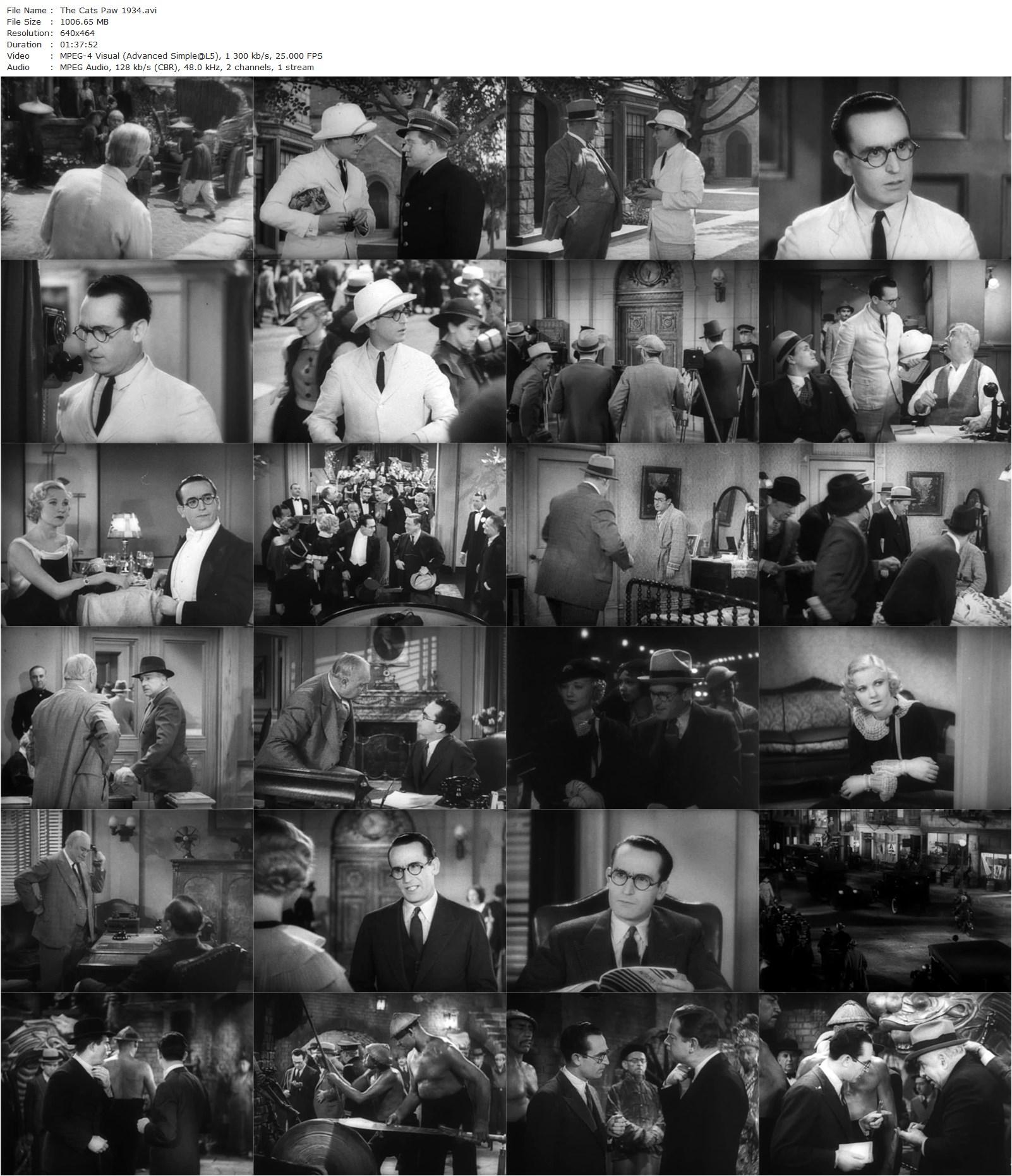 The Cats-Paw (1934) Sam Taylor, Harold Lloyd, Una Merkel, George Barbier-poster