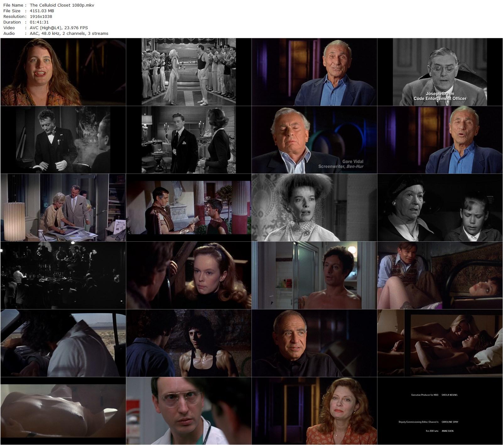 The Celluloid Closet (1995) Rob Epstein, Jeffrey Friedman, Lily Tomlin, Tony Curtis, Susie Bright-poster