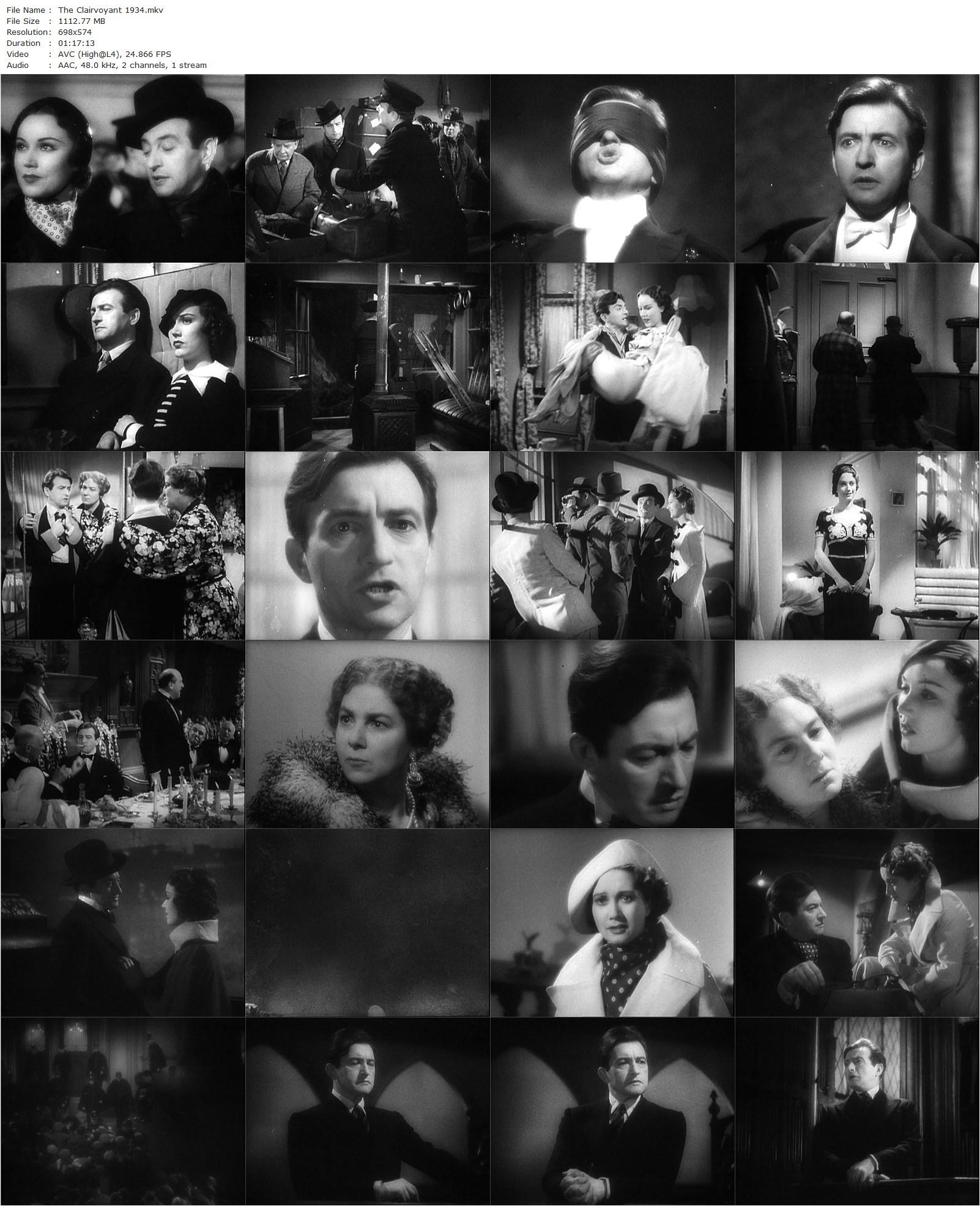 The Clairvoyant (1935) Maurice Elvey, Claude Rains, Fay Wray, Mary Clare-poster