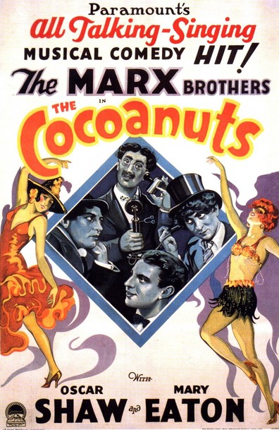 The Cocoanuts (1929) Robert Florey, Joseph Santley, Groucho Marx, Harpo Marx, Chico Marx