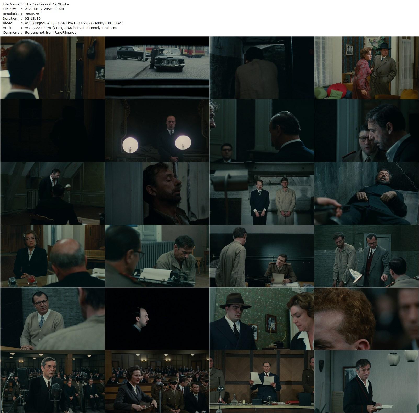 L’aveu / The Confession (1970) Costa-Gavras-poster