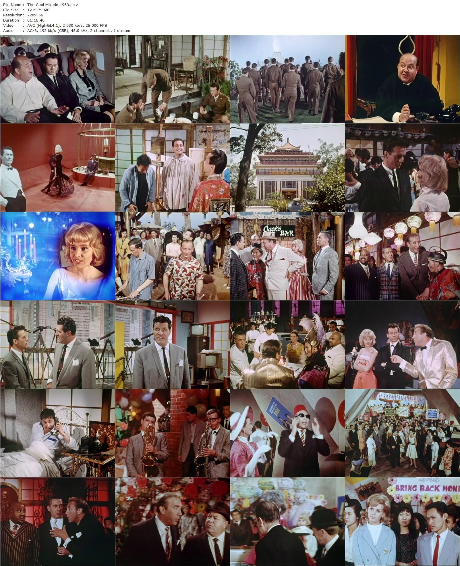 The Cool Mikado (1963) Michael Winner, Frankie Howerd, Stubby Kaye, Mike Winters-poster