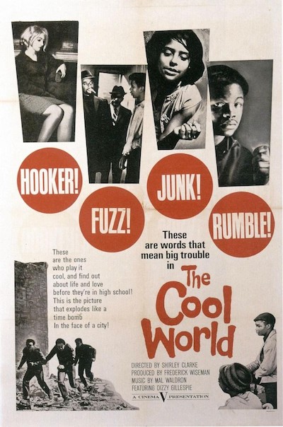 The Cool World (1963) Shirley Clarke, Rony Clanton, Carl Lee, Yolanda Rodríguez