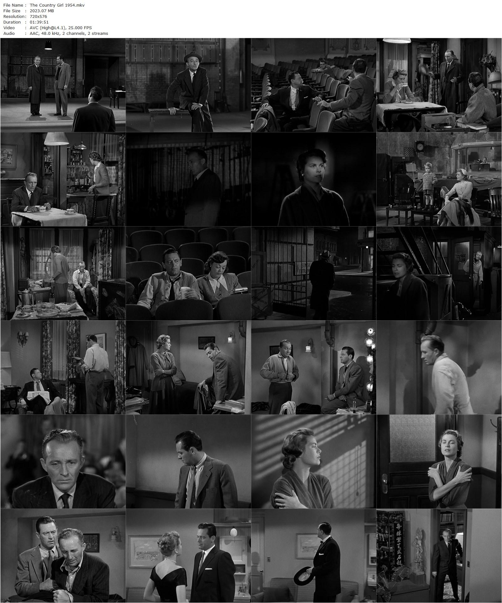 The Country Girl (1954) George Seaton, Bing Crosby, Grace Kelly, William Holden-poster