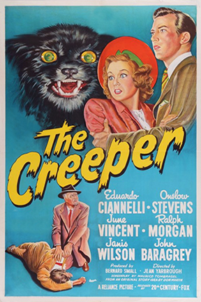 The Creeper (1948) Jean Yarbrough, Eduardo Ciannelli, Onslow Stevens, June Vincent