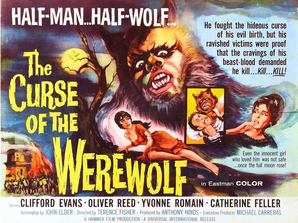 The Curse of the Werewolf (1961) Terence Fisher, Clifford Evans, Oliver Reed, Yvonne Romain, Horror