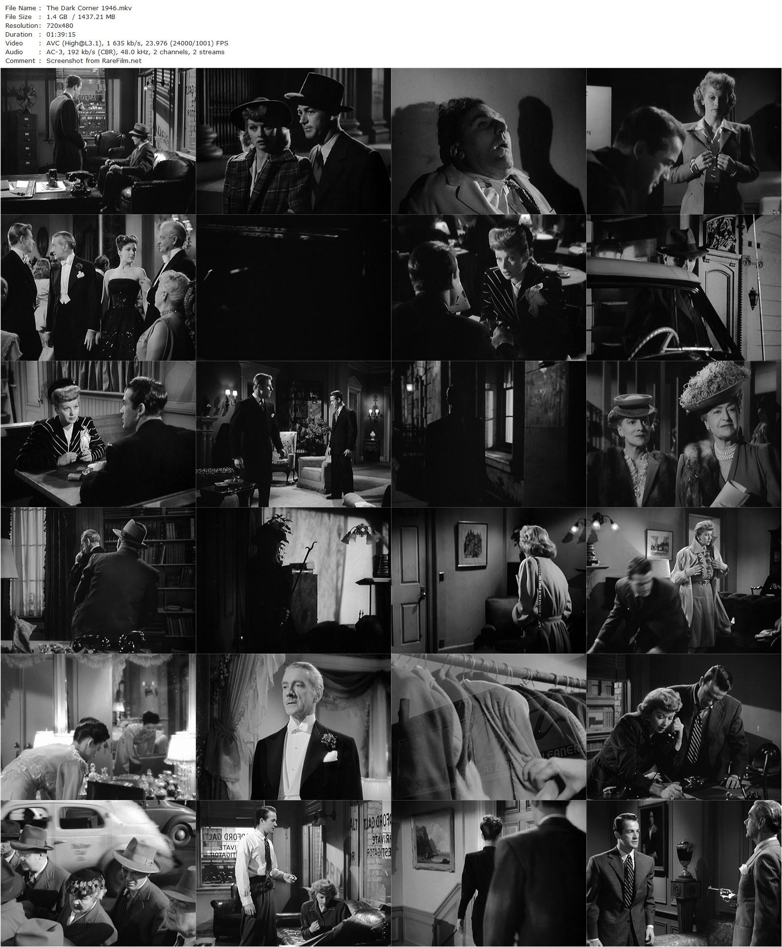 The Dark Corner (1946) Henry Hathaway-poster