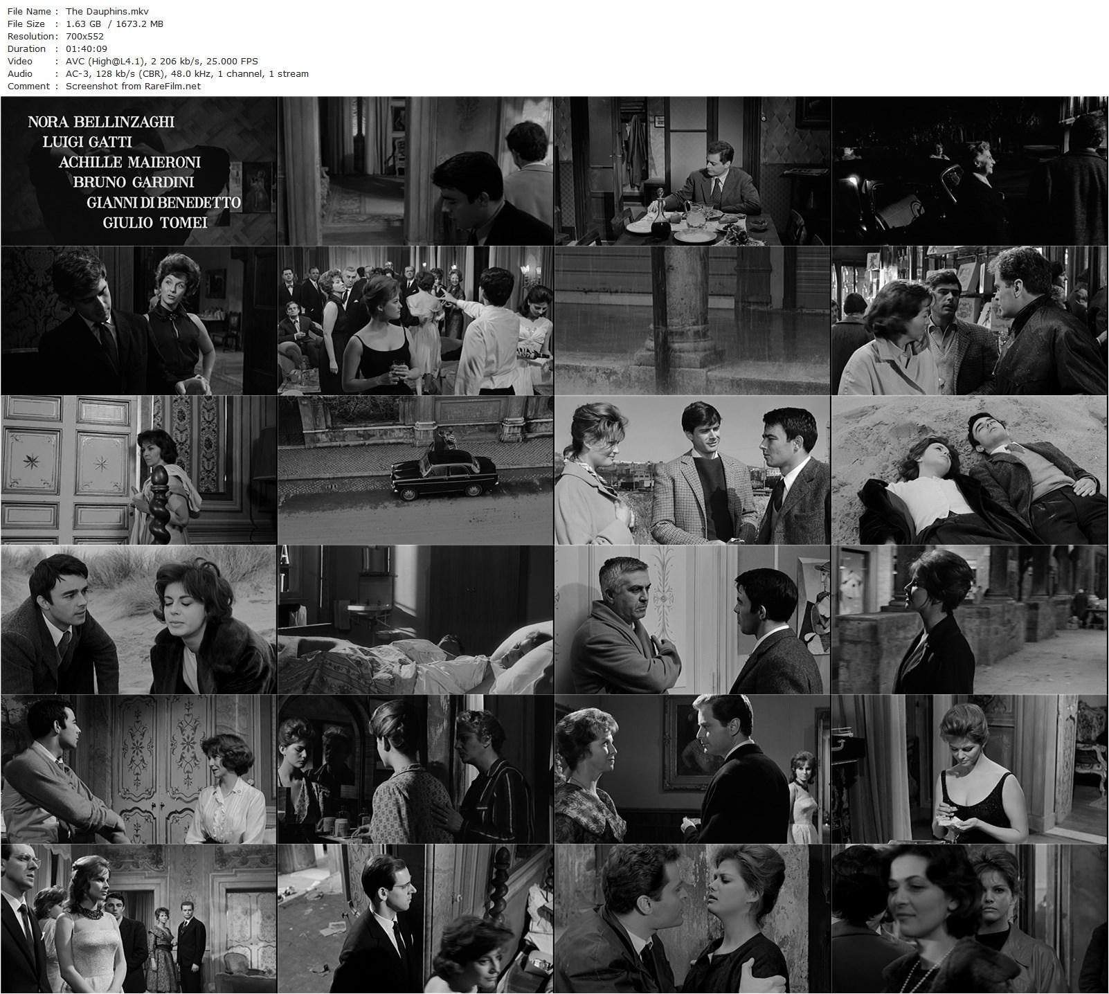 Silver Spoon Set / I delfini (1960) Francesco Maselli, Claudia Cardinale, Gérard Blain, Anna Maria Ferrero-poster