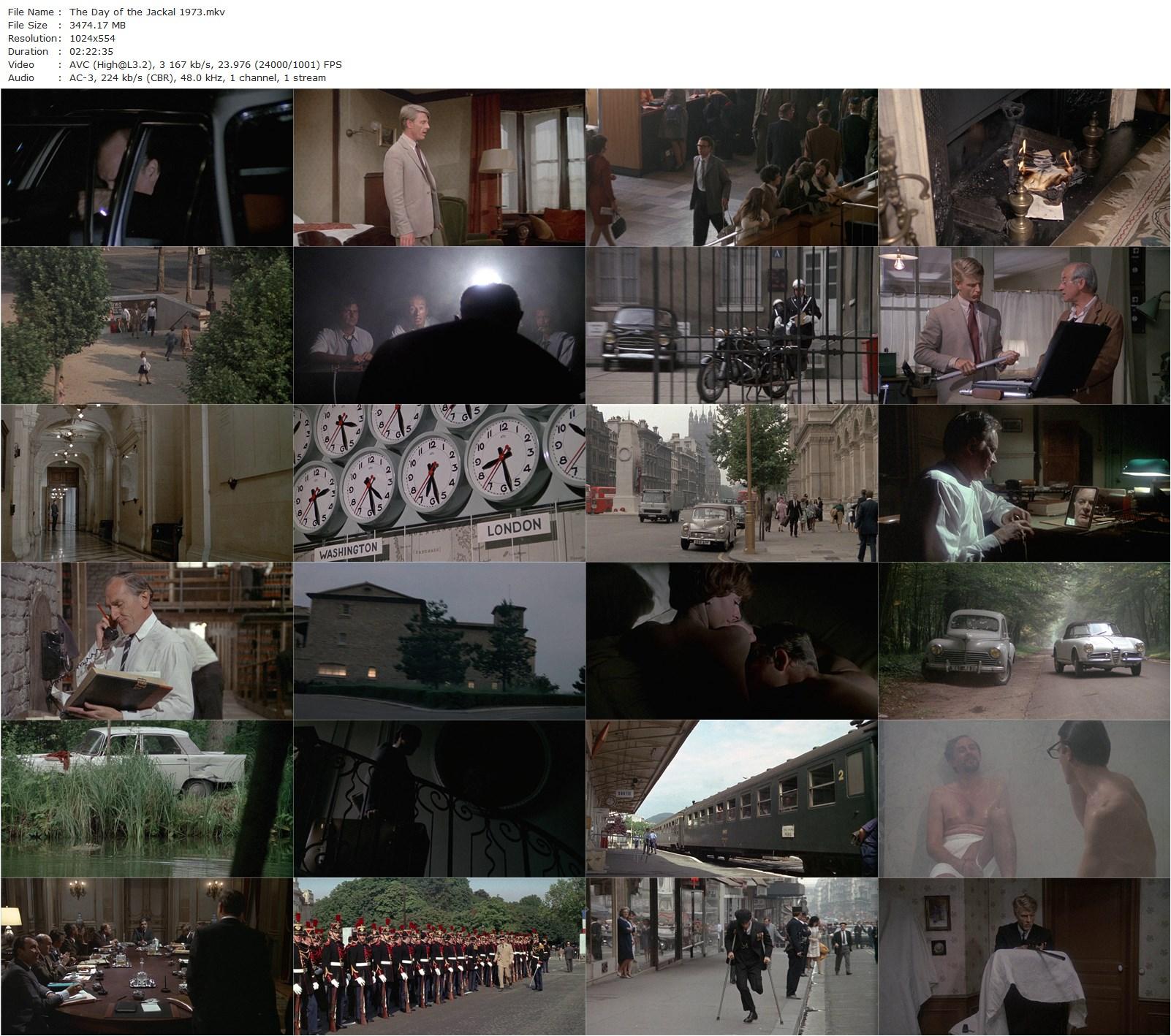 The Day of the Jackal (1973) Fred Zinnemann, Edward Fox, Terence Alexander, Michel Auclair-poster