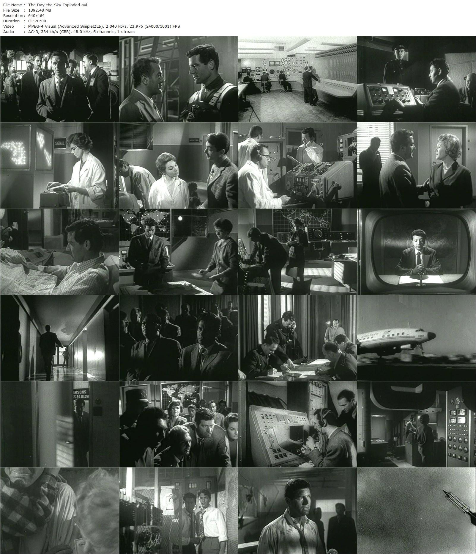 The Day the Sky Exploded AKA La morte viene dallo spazio (1958) Paolo Heusch, Mario Bava, Paul Hubschmid, Madeleine Fischer, Fiorella Mari-poster