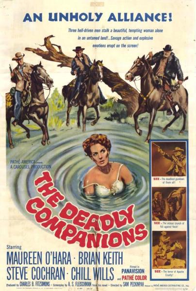 The Deadly Companions (1961) Sam Peckinpah, Maureen O’Hara, Brian Keith, Steve Cochran