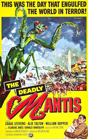 The Deadly Mantis (1957) Nathan Juran, Craig Stevens, William Hopper, Alix Talton