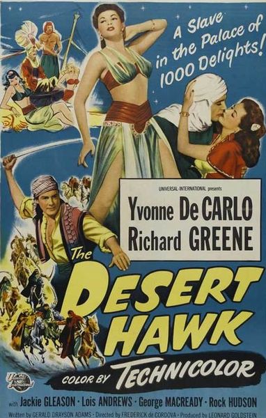 The Desert Hawk (1950) Frederick De Cordova, Yvonne De Carlo, Richard Greene, Jackie Gleason