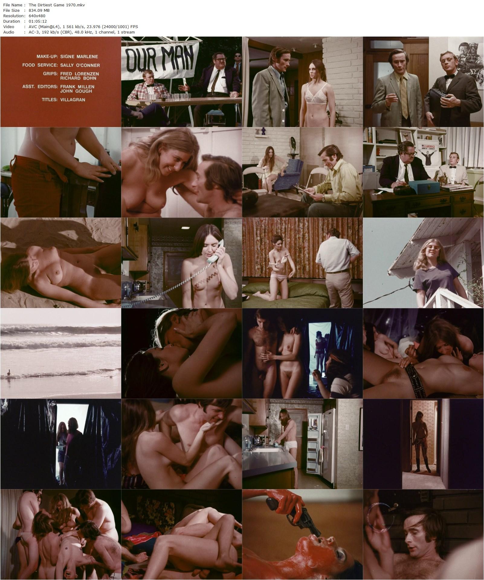 The Dirtiest Game (1970) James Bryan, Titus Moede, Bruce Beard, Francis Fey-poster