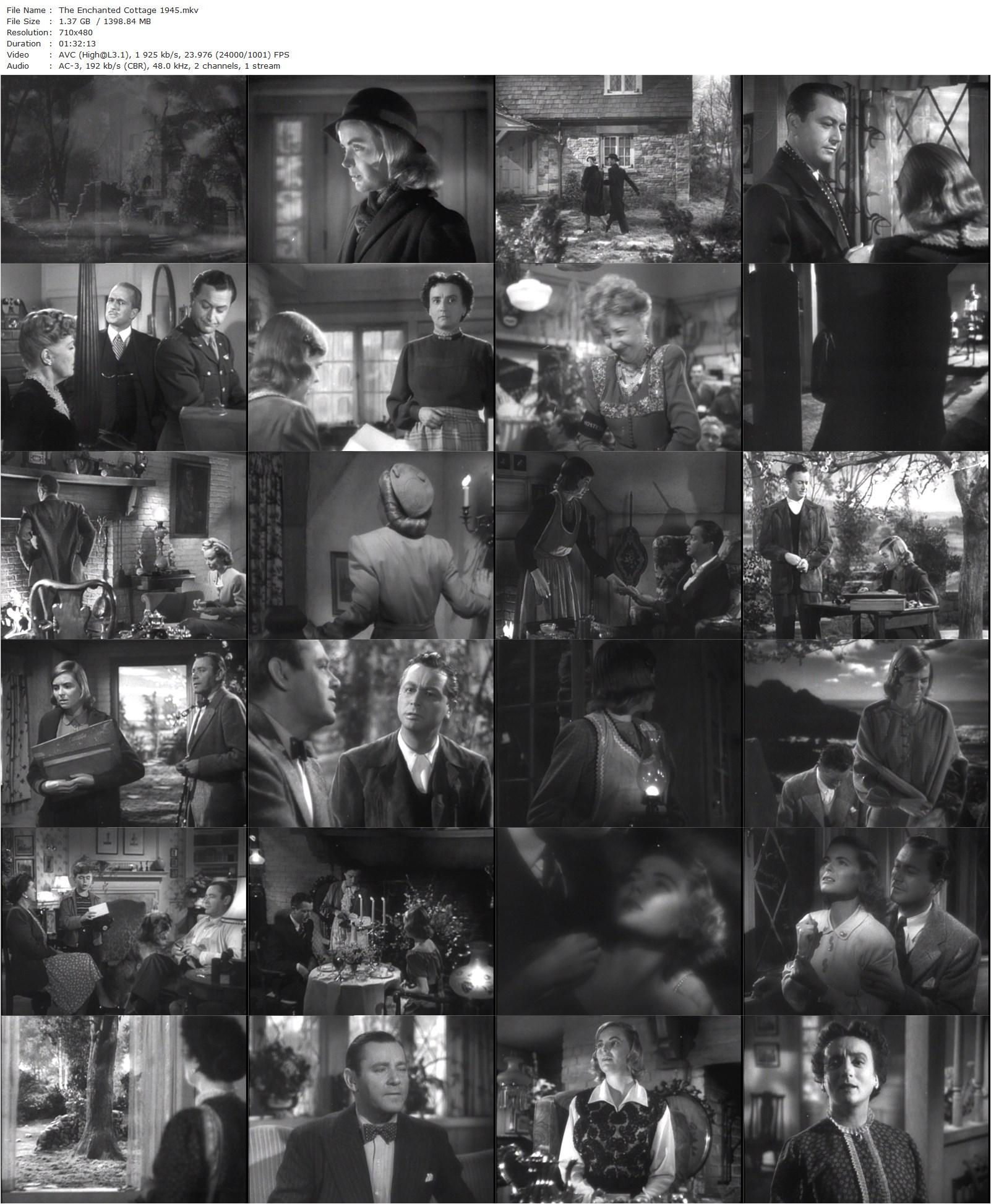 The Enchanted Cottage (1945) John Cromwell, Dorothy McGuire, Robert Young, Herbert Marshall-poster