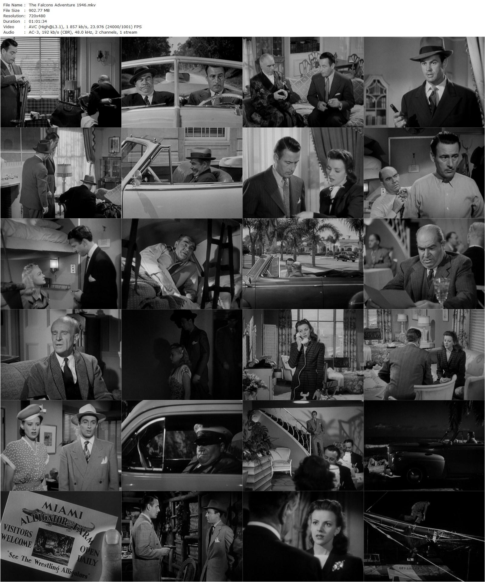 The Falcon’s Adventure (1946) William Berke, Tom Conway, Madge Meredith, Edward Brophy-poster