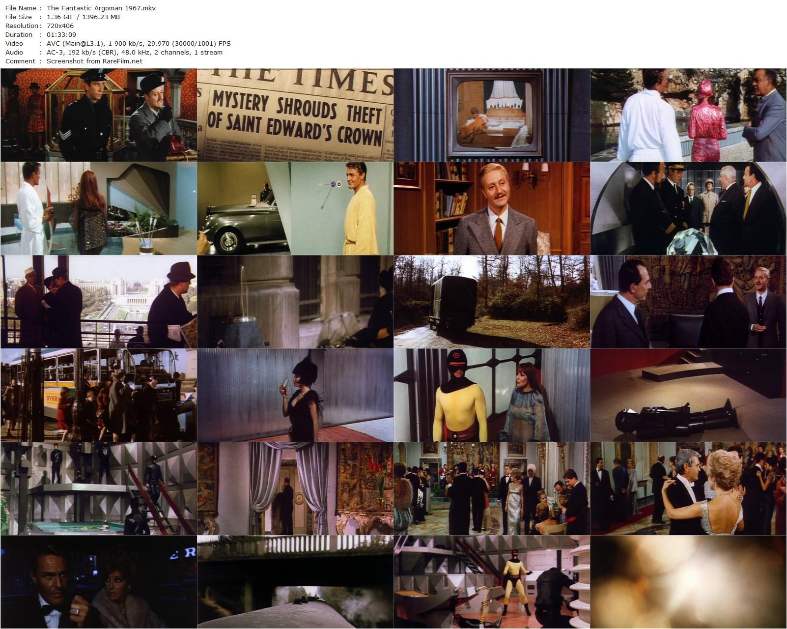 Argoman (1967) Sergio Grieco, Roger Browne, Dominique Boschero, Eduardo Fajardo-poster