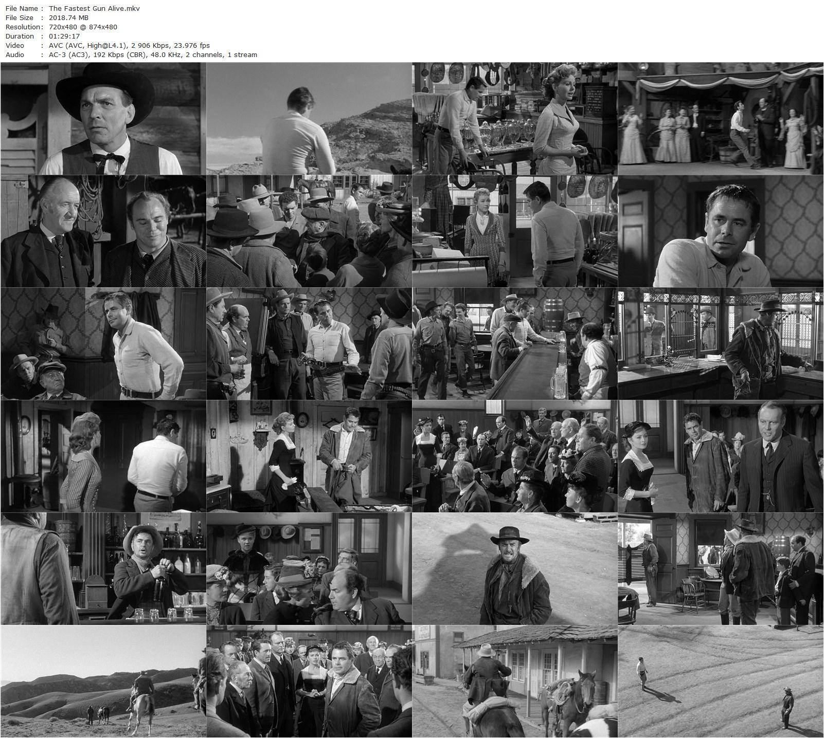 The Fastest Gun Alive (1956) Russell Rouse, Glenn Ford, Jeanne Crain, Broderick Crawford-poster