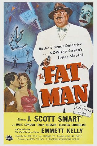 The Fat Man (1951) William Castle, J. Scott Smart, Julie London, Rock Hudson