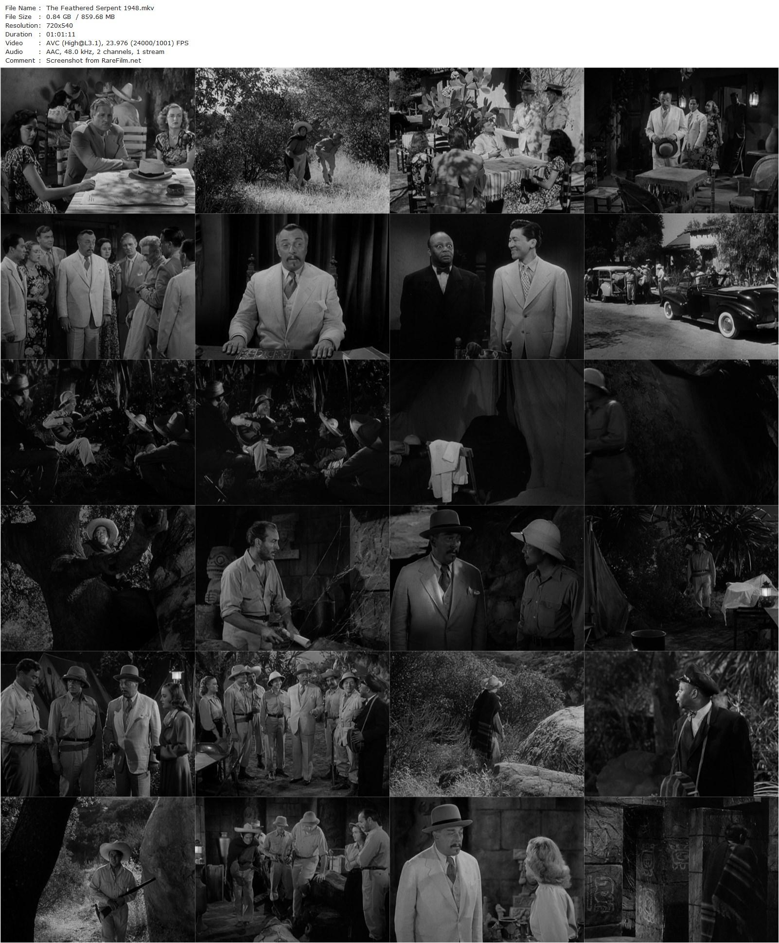 The Feathered Serpent (1948) William Beaudine, Roland Winters, Keye Luke, Mantan Moreland-poster