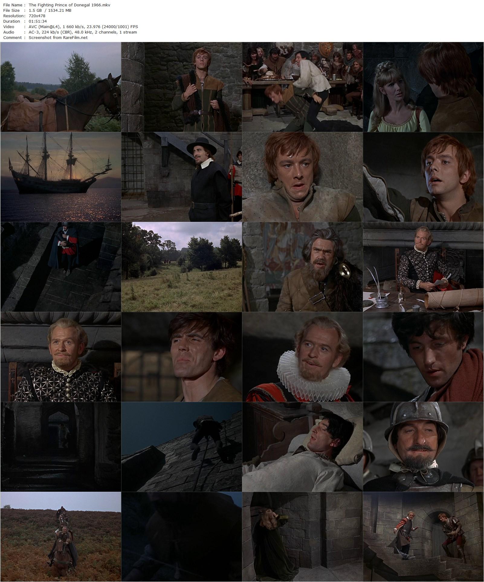 The Fighting Prince of Donegal (1966) Michael O’Herlihy, Peter McEnery, Susan Hampshire, Tom Adams-poster