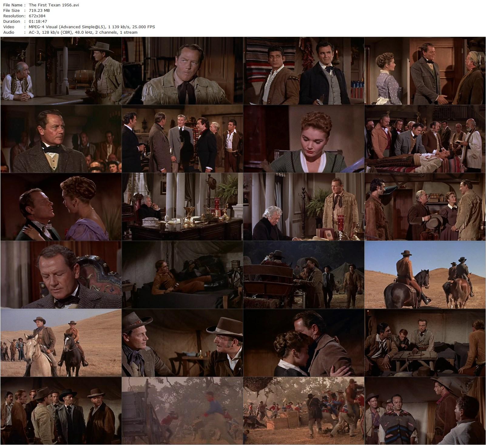 The First Texan (1956) Byron Haskin, Joel McCrea, Felicia Farr, Jeff Morrow-poster