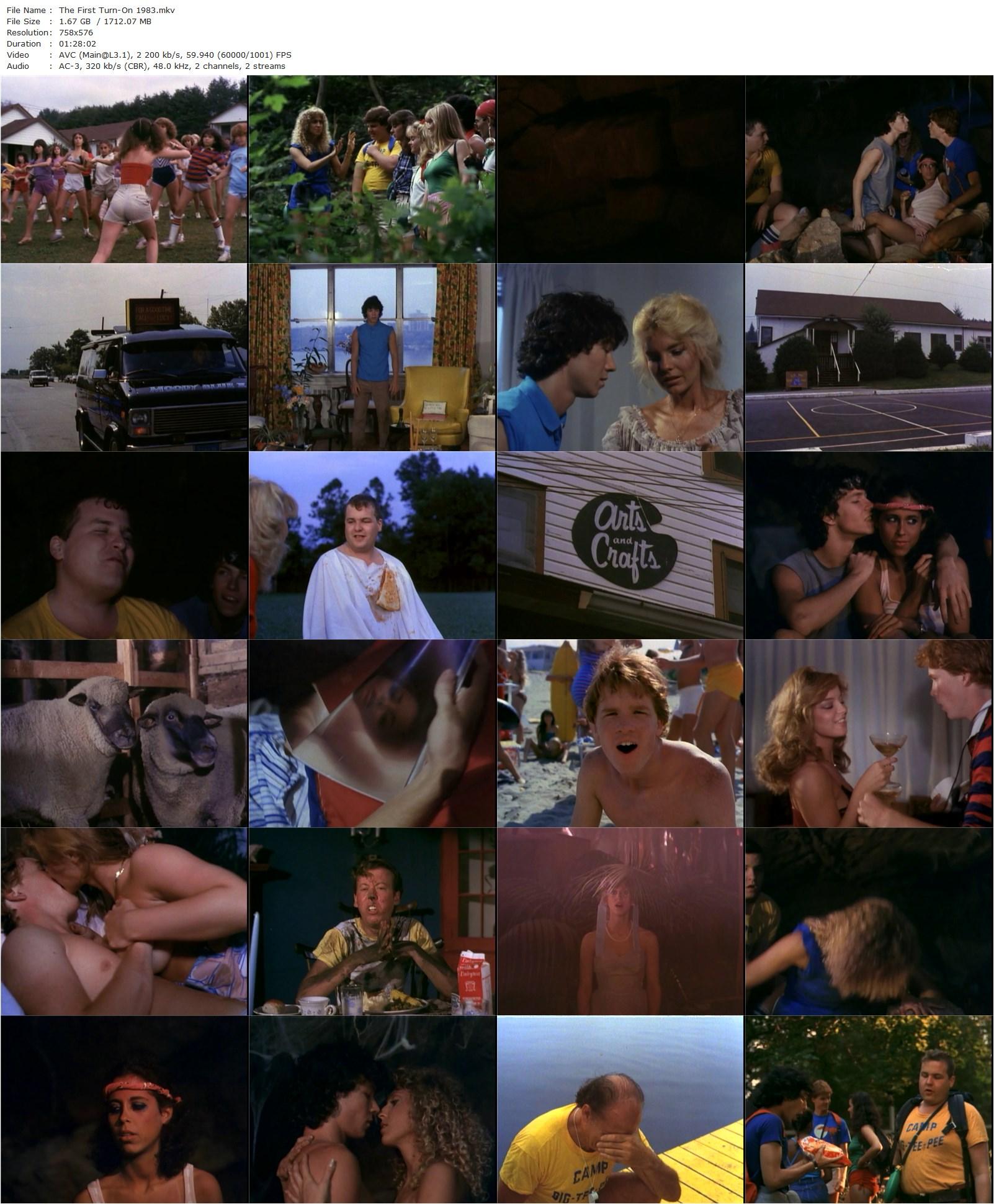 The First Turn On (1983) Michael Herz, Lloyd Kaufman, Georgia Harrell, Michael Sanville, Googy Gress-poster